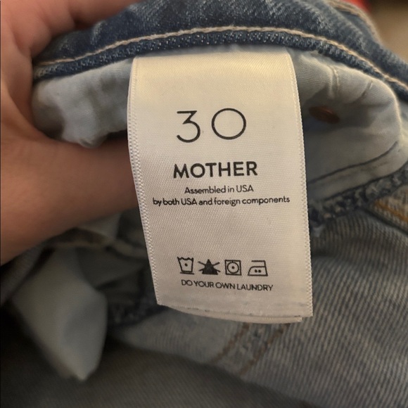 Mother Denim - High Waisted Rider Skimp in Give It Up - Picture 11 of 11